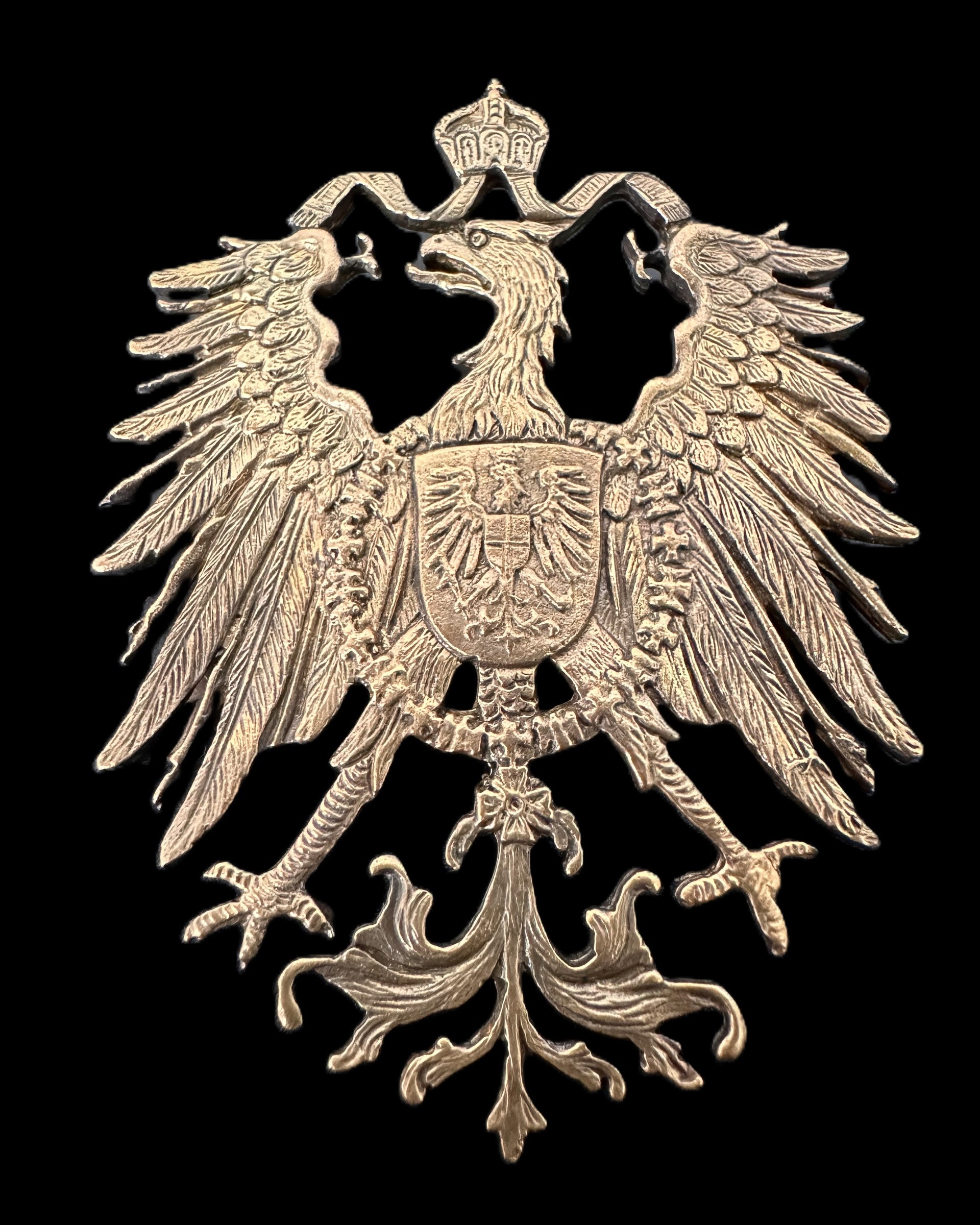 Imperial German Prussian Guard Eagle Cap Badge – Garde-Adler Emblem
