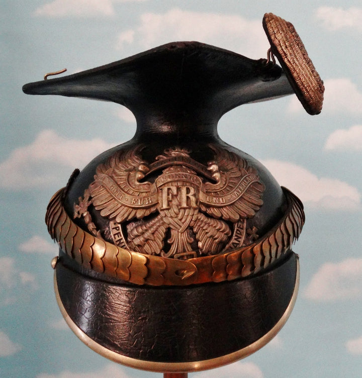 Rare Prussian Officer's Tschapka - 2. Hannoversches Ulanen-Regiment Nr 14 - Derrittmeister Militaria Group