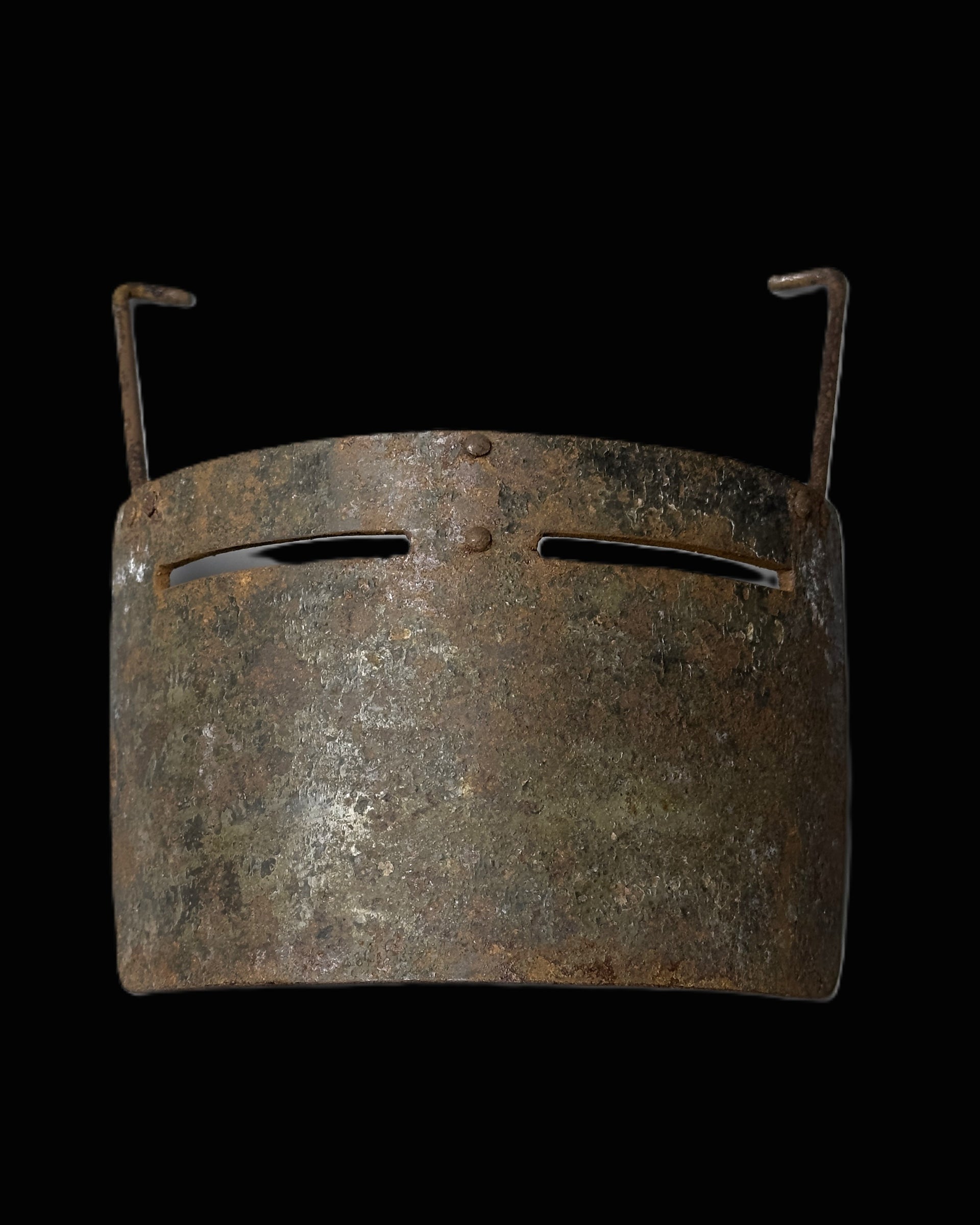 WWI Imperial German M16 Stahlhelm Steel Face Guard Visor