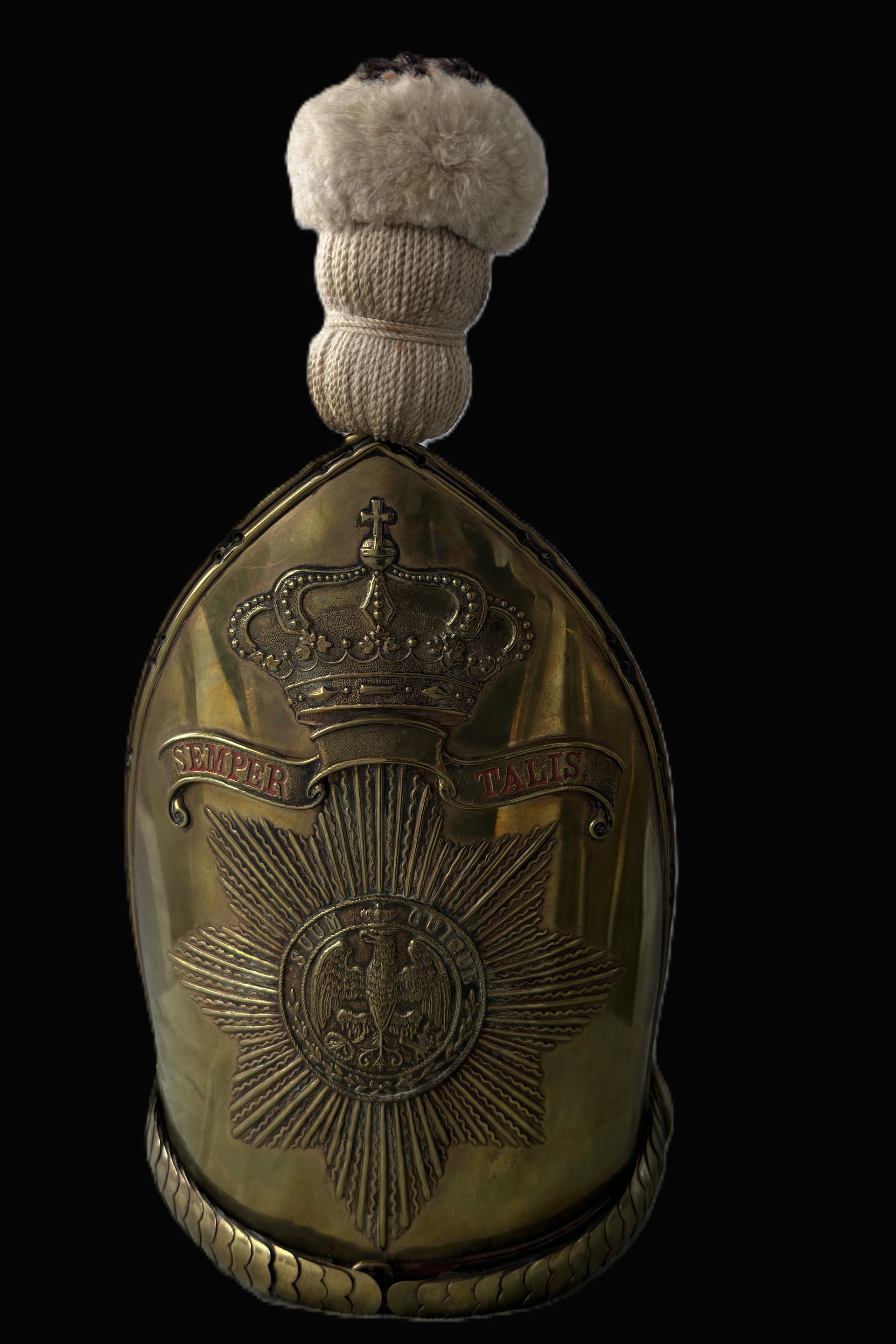 Prussian 1st Foot Guards Russian Style Mitre SEMPER TALIS Museum Copy w/Figure