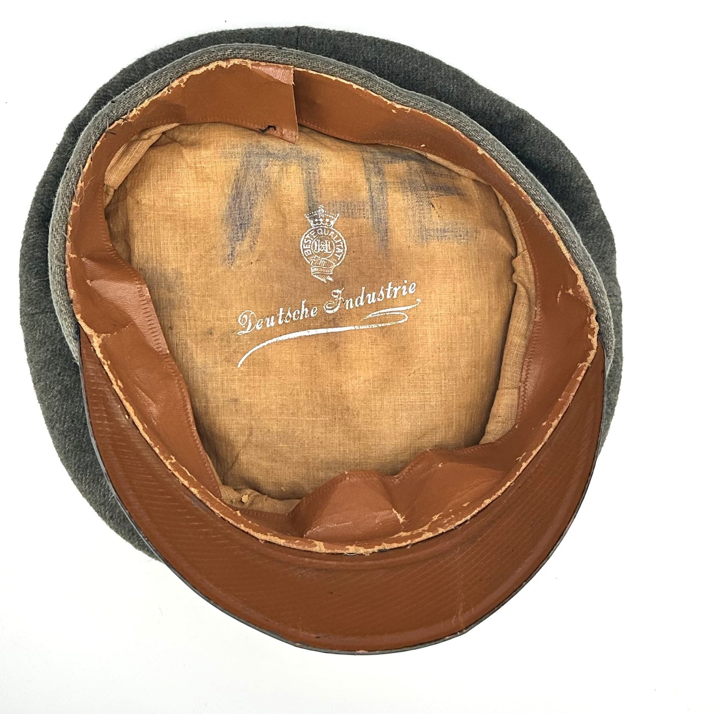 Rare Feldgrau Officer's Schirmmütze - Jäger Bataillone