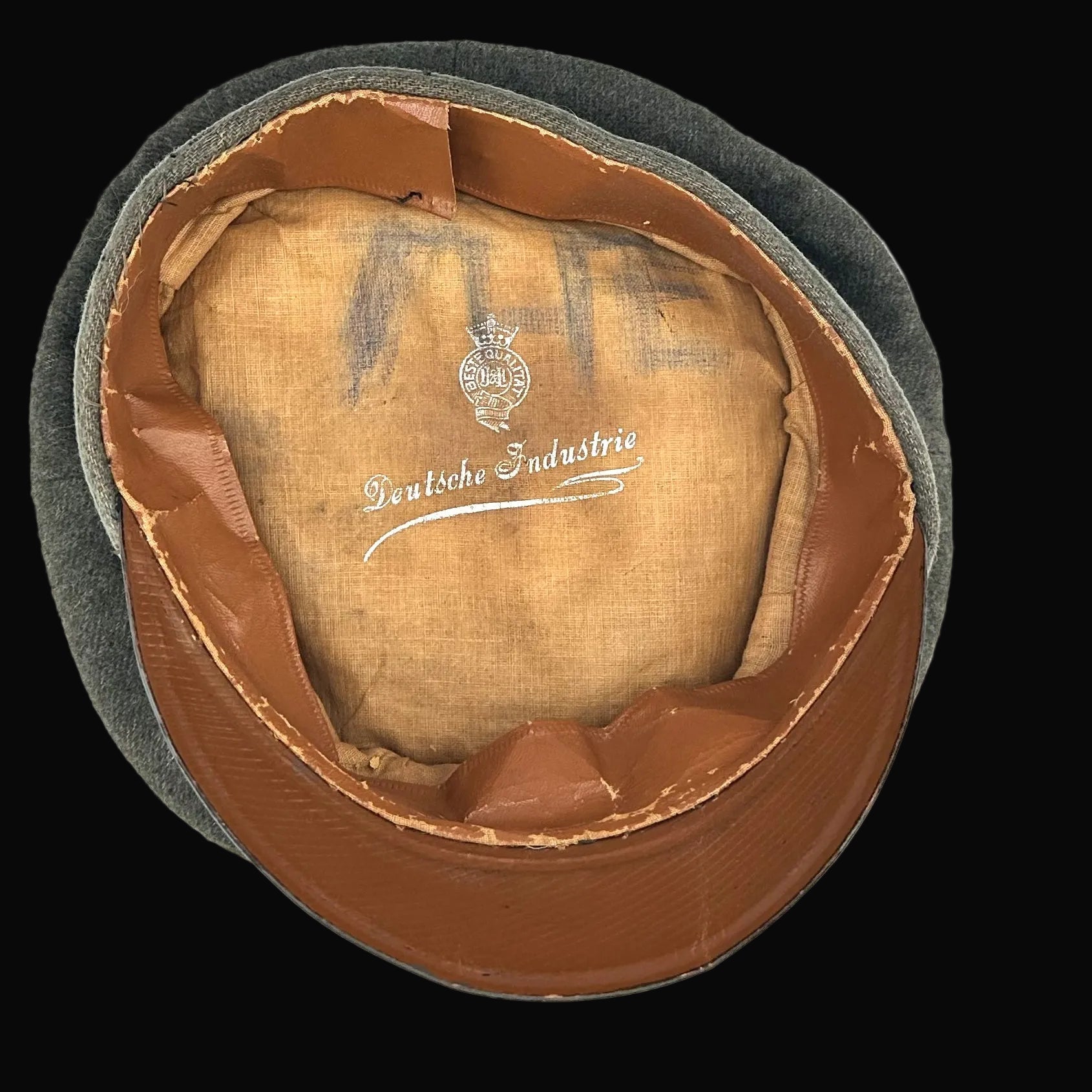 Rare Feldgrau Officer's Schirmmütze - Jäger Bataillone