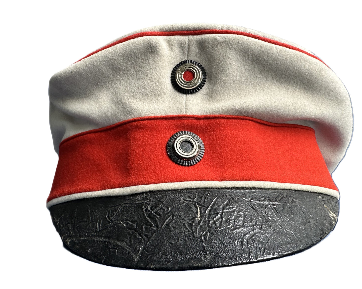 Prussian Schirmmütze Visor Cap - Officer Member of Royal House Regiment des Garde du Corps