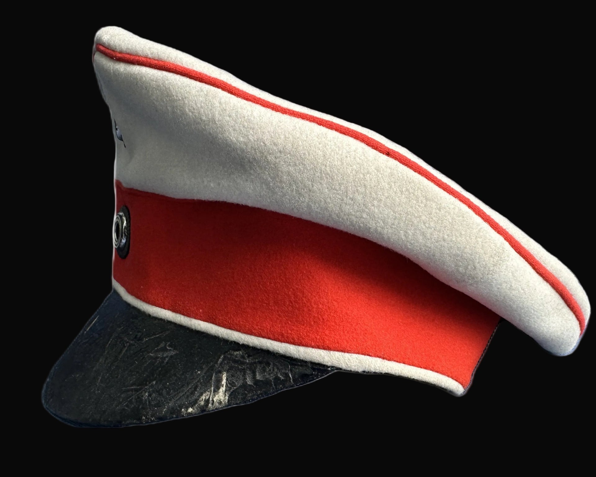 Prussian Schirmmütze Visor Cap - Officer Member of Royal House Regiment des Garde du Corps