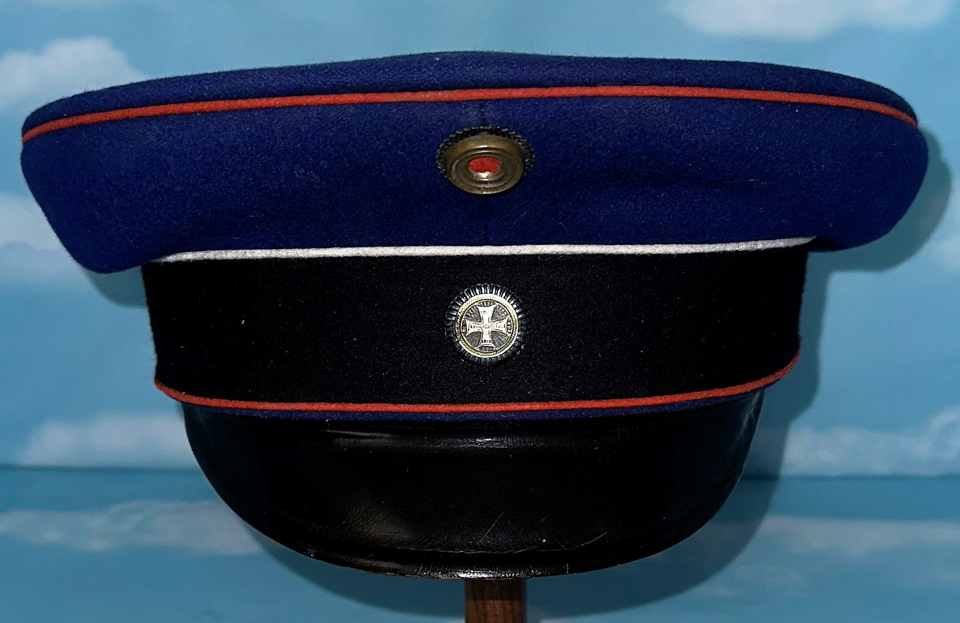 Prussian Visor Cap for Reserve Officer - Mystery - Derrittmeister Militaria Group