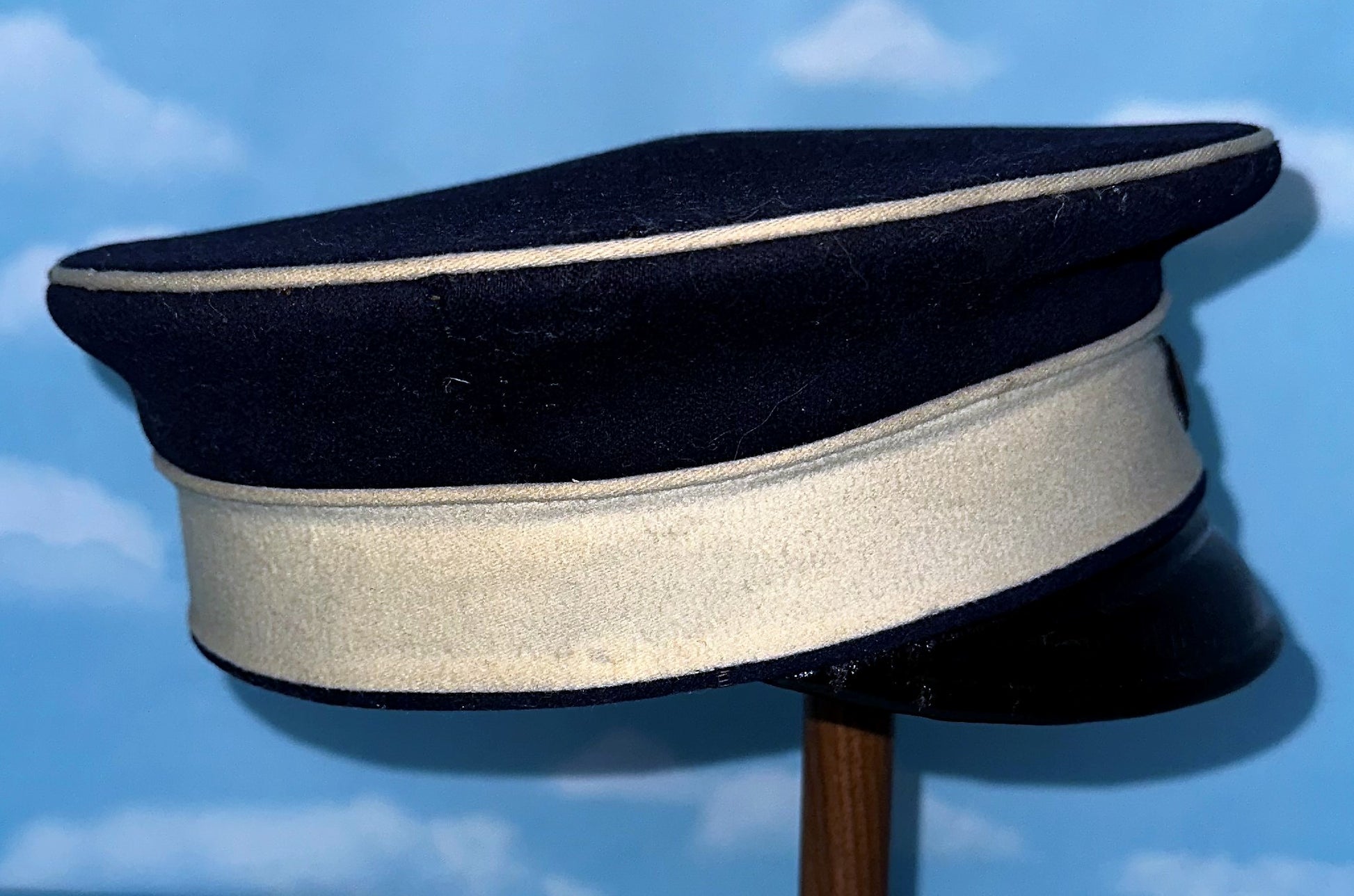 German Visor Cap for Officer in Navy See Bataillone - Derrittmeister Militaria Group