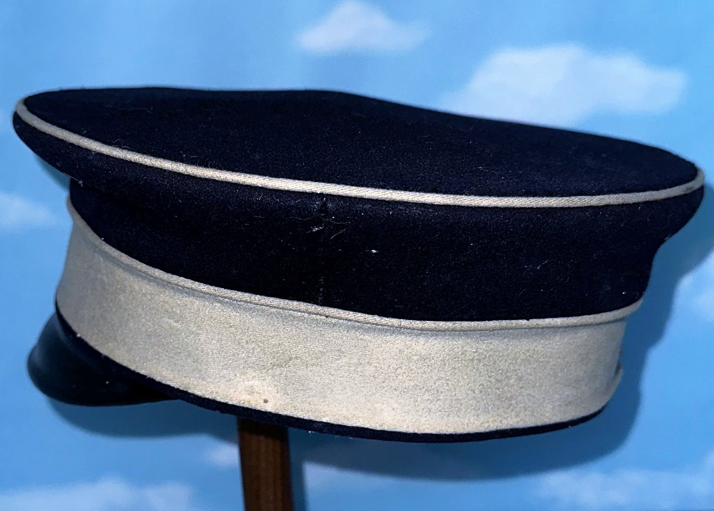 German Visor Cap for Officer in Navy See Bataillone - Derrittmeister Militaria Group