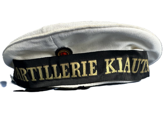 German Enlisted Man's Cap from Kiautschou Naval Artillery, China (Matrosenartillerie Kiautschou)