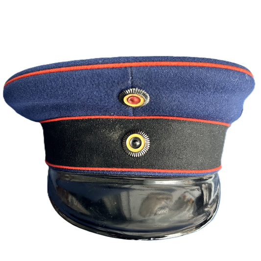 Prussian Pioneers Visor Cap - Pommersches Pioneer Battalion No. 2, Identified to "Theis"