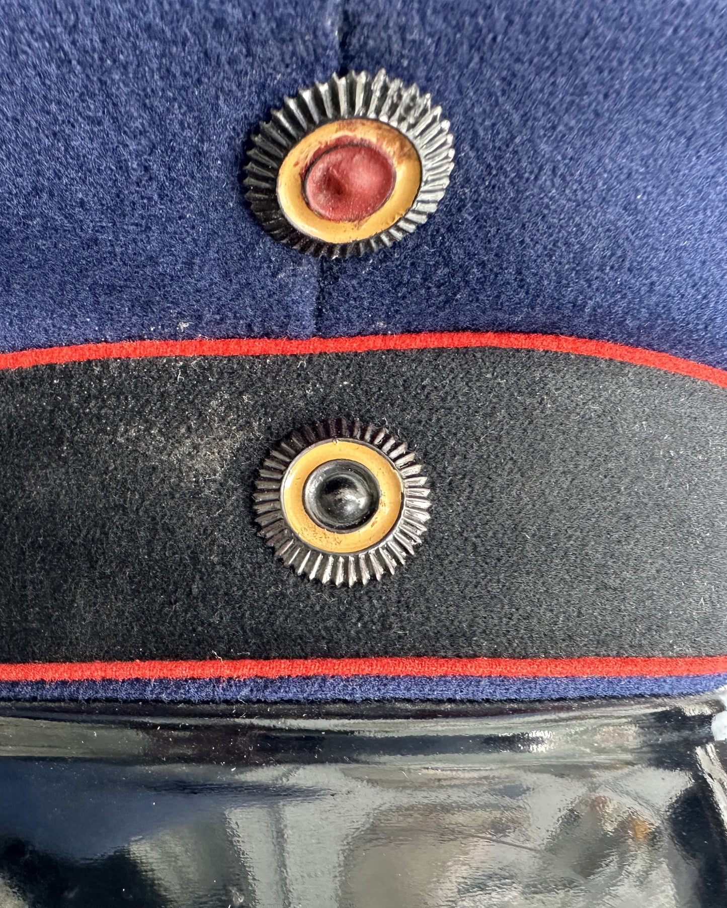 Prussian Pioneers Visor Cap - Pommersches Pioneer Battalion No. 2, Identified to "Theis"