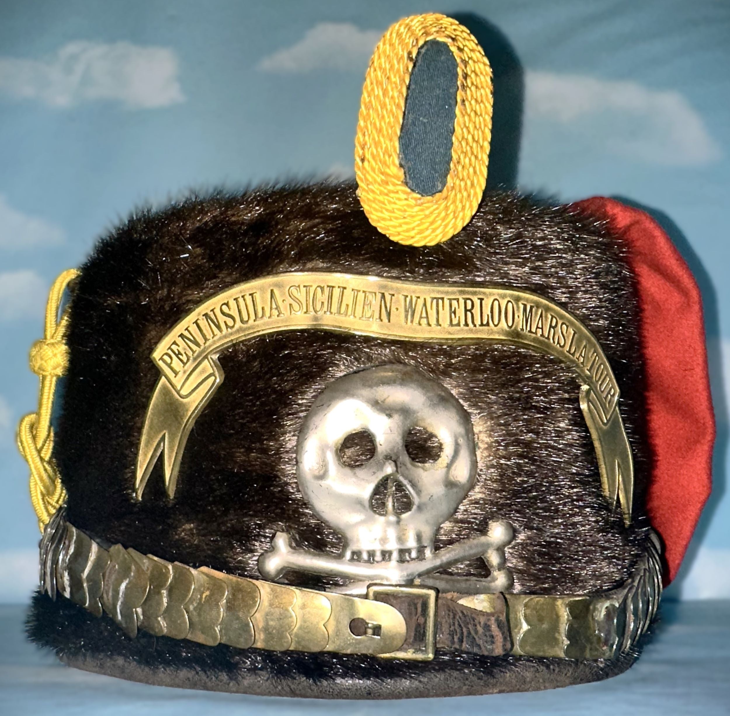 One Year Volunteer/Enlisted Man Busby for Husaren-Regiment Nr 17 - Braunschweig - Derrittmeister Militaria Group