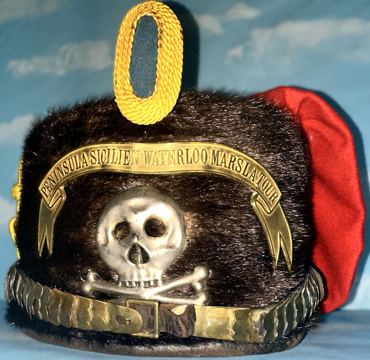 One Year Volunteer/Enlisted Man Busby for Husaren-Regiment Nr 17 - Braunschweig - Derrittmeister Militaria Group