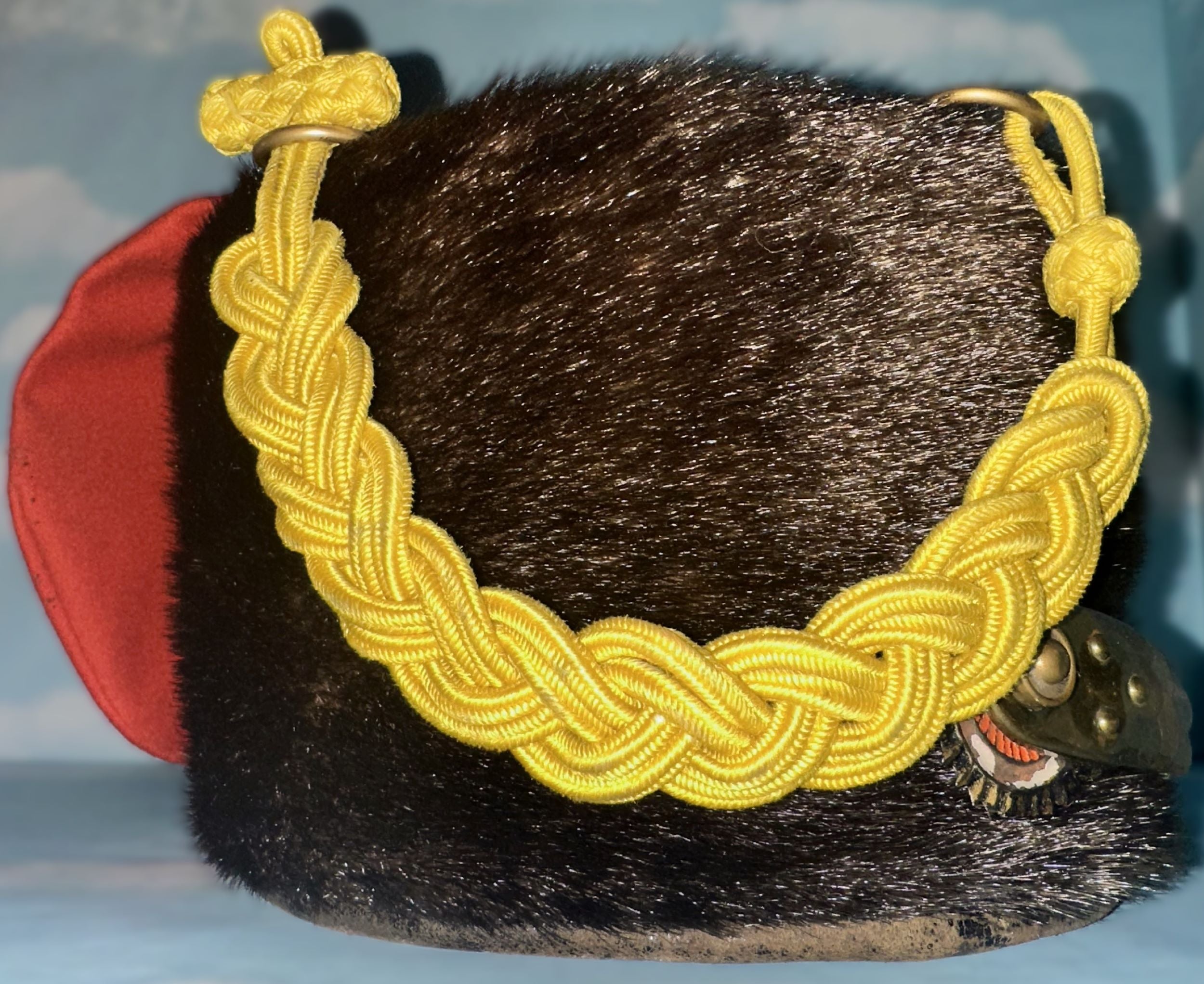 One Year Volunteer/Enlisted Man Busby for Husaren-Regiment Nr 17 - Braunschweig - Derrittmeister Militaria Group