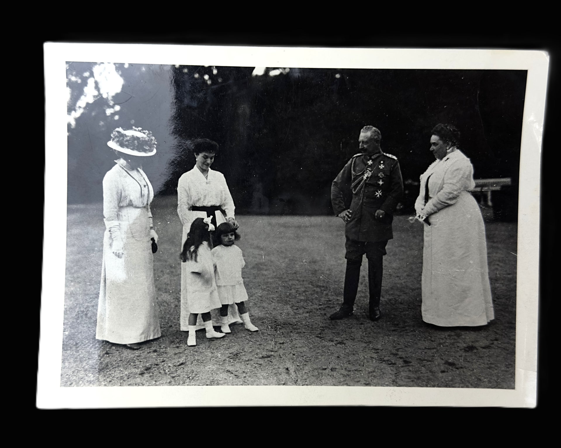Kaiser Wilhelm II Family Photograph With Visible Left Arm, c. 1910s