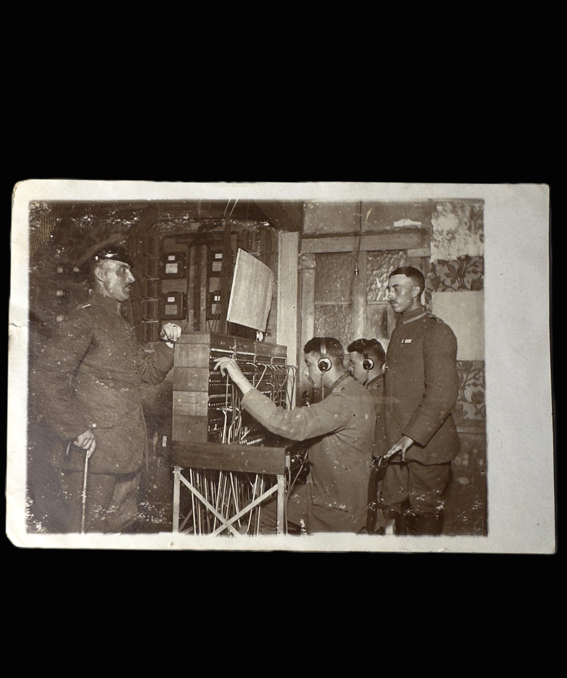 Imperial German Military Telephone Exchange Training Photograph
