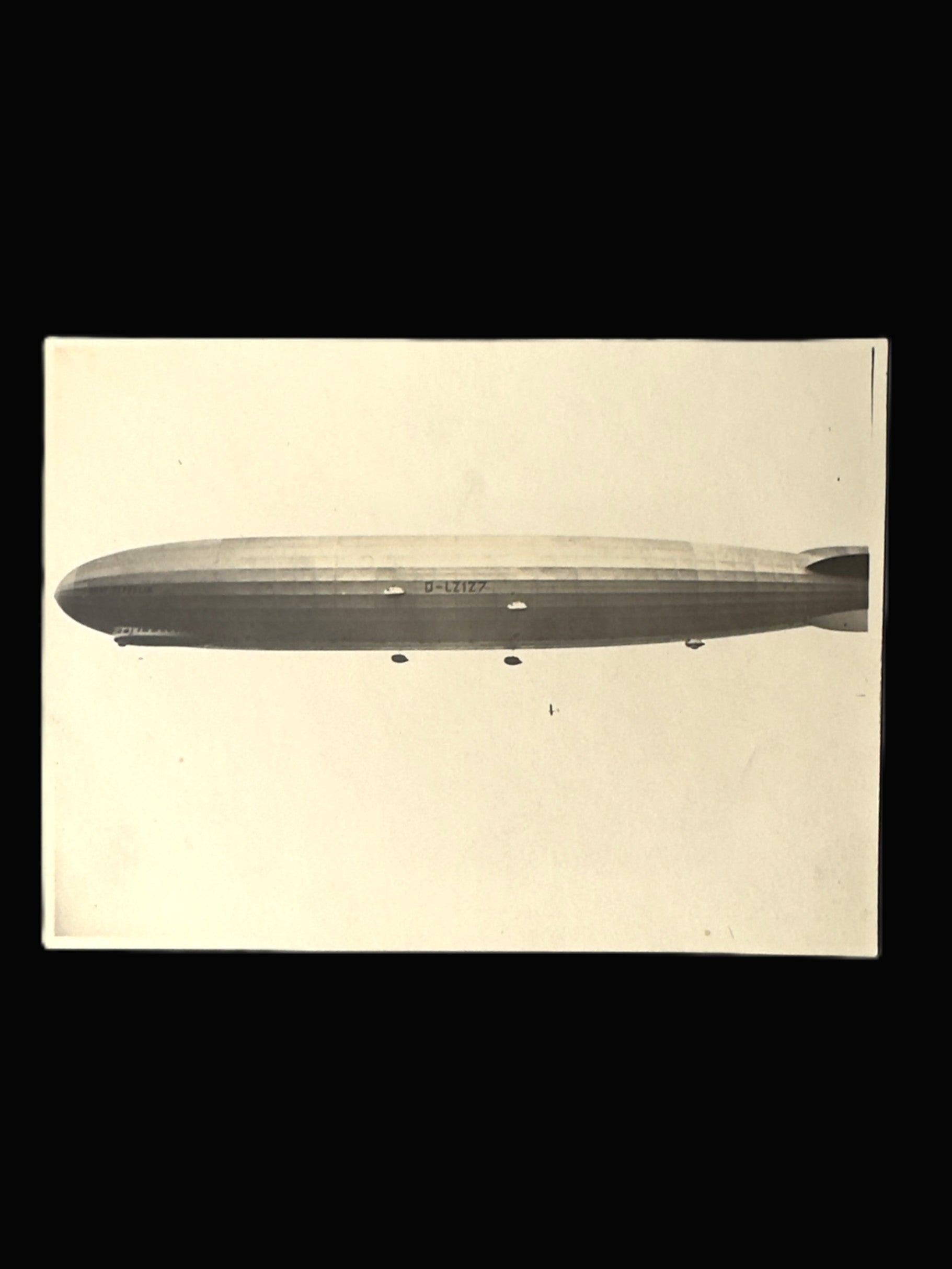 German Zeppelin LZ 127 Graf Zeppelin Real Photo Postcard