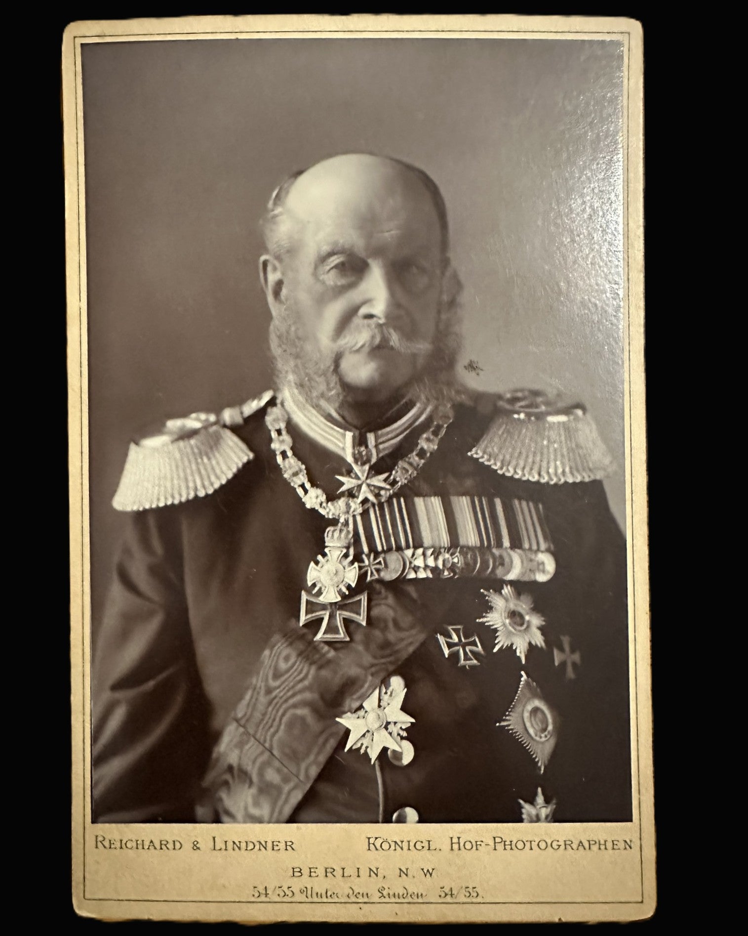 Imperial German Cabinet Card Prince Albrecht of Prussia Field Marshal c.1900
