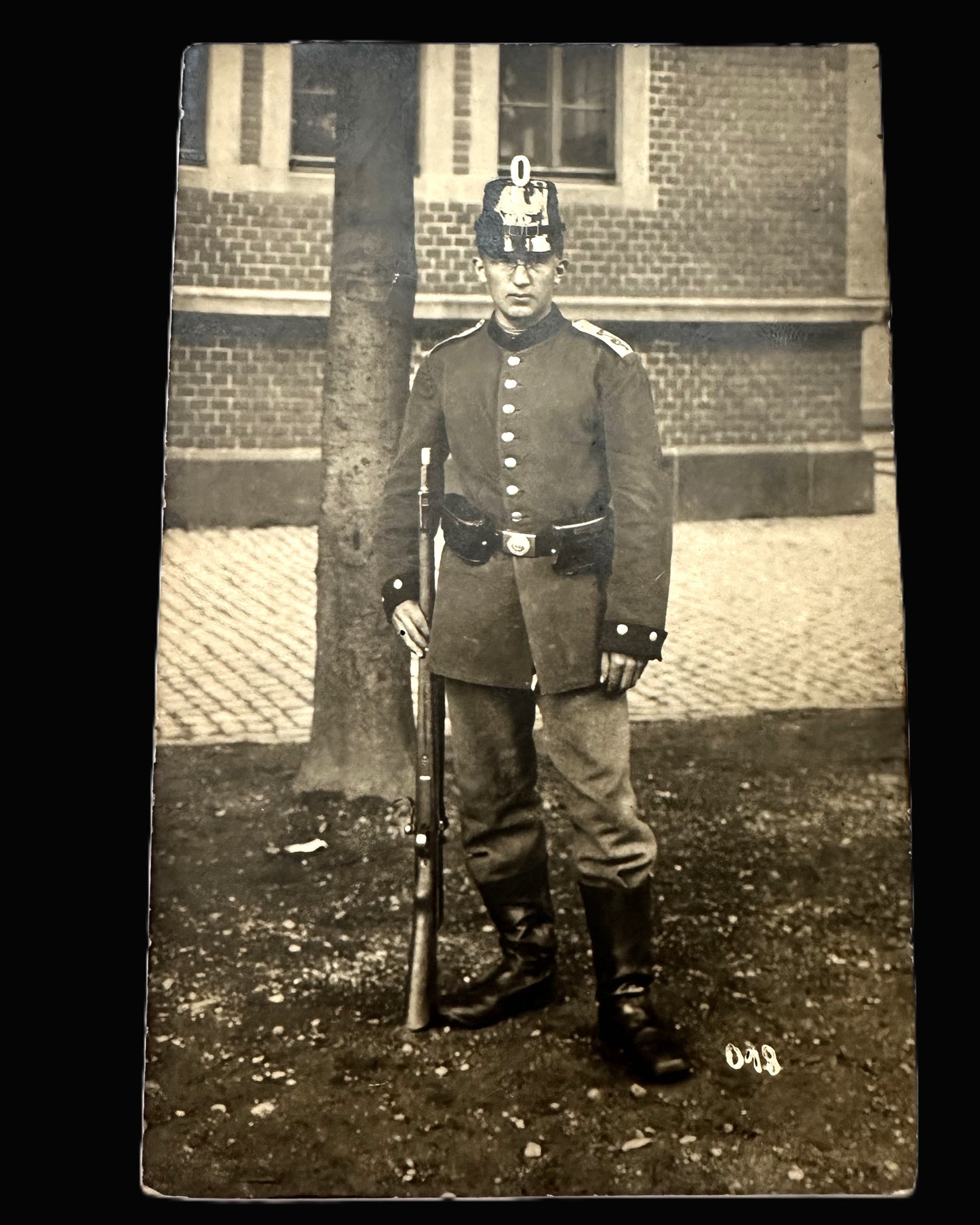 German Soldier Photograph, Coblentz, 1914 – Autographed by Franz Wahl