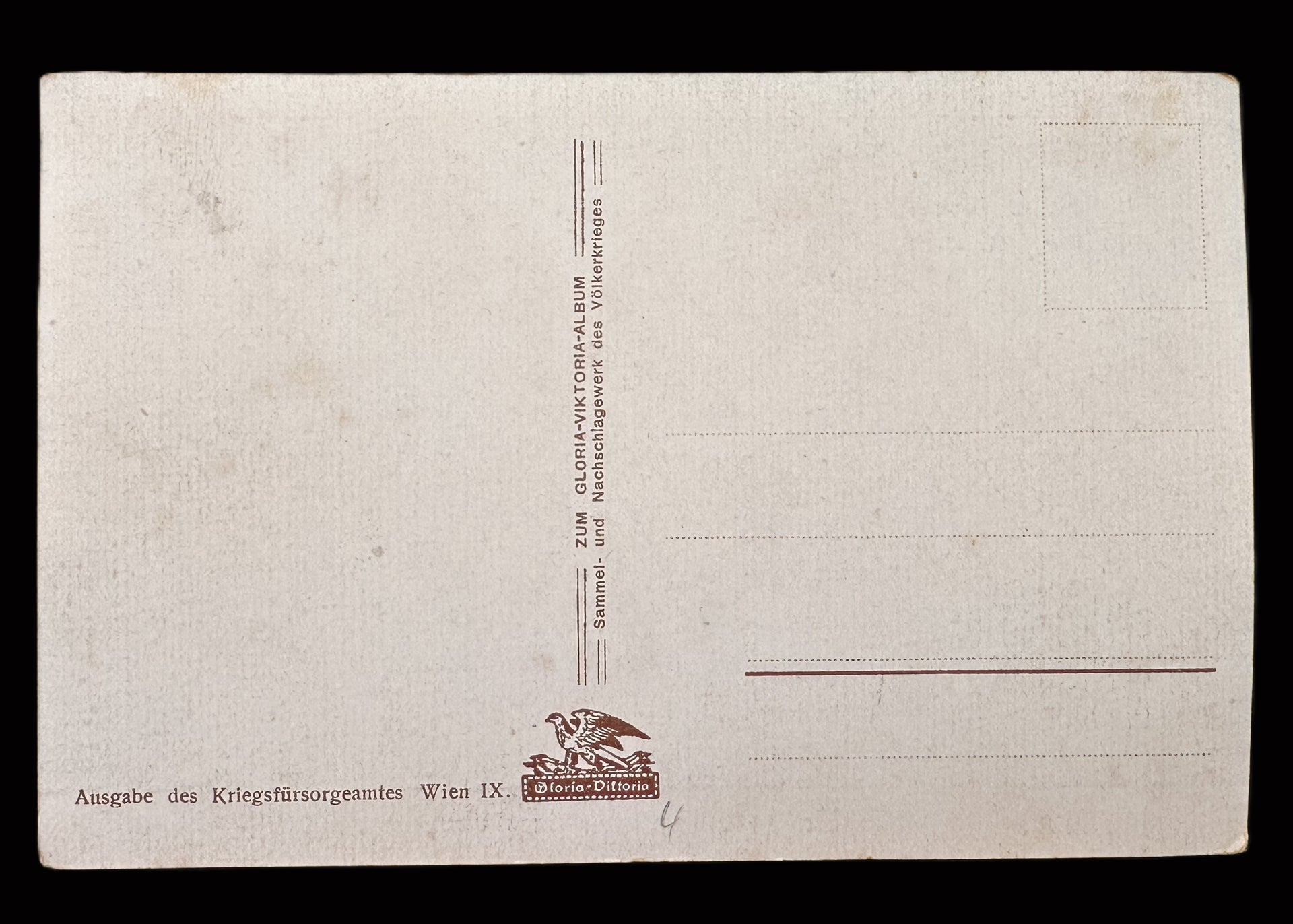WWI Austrian Postcard Depicting Torpedo Explosion – Gloria Viktoria Series Nr. 116