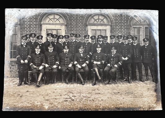 Imperial German Navy Officer Group Portrait Postcard