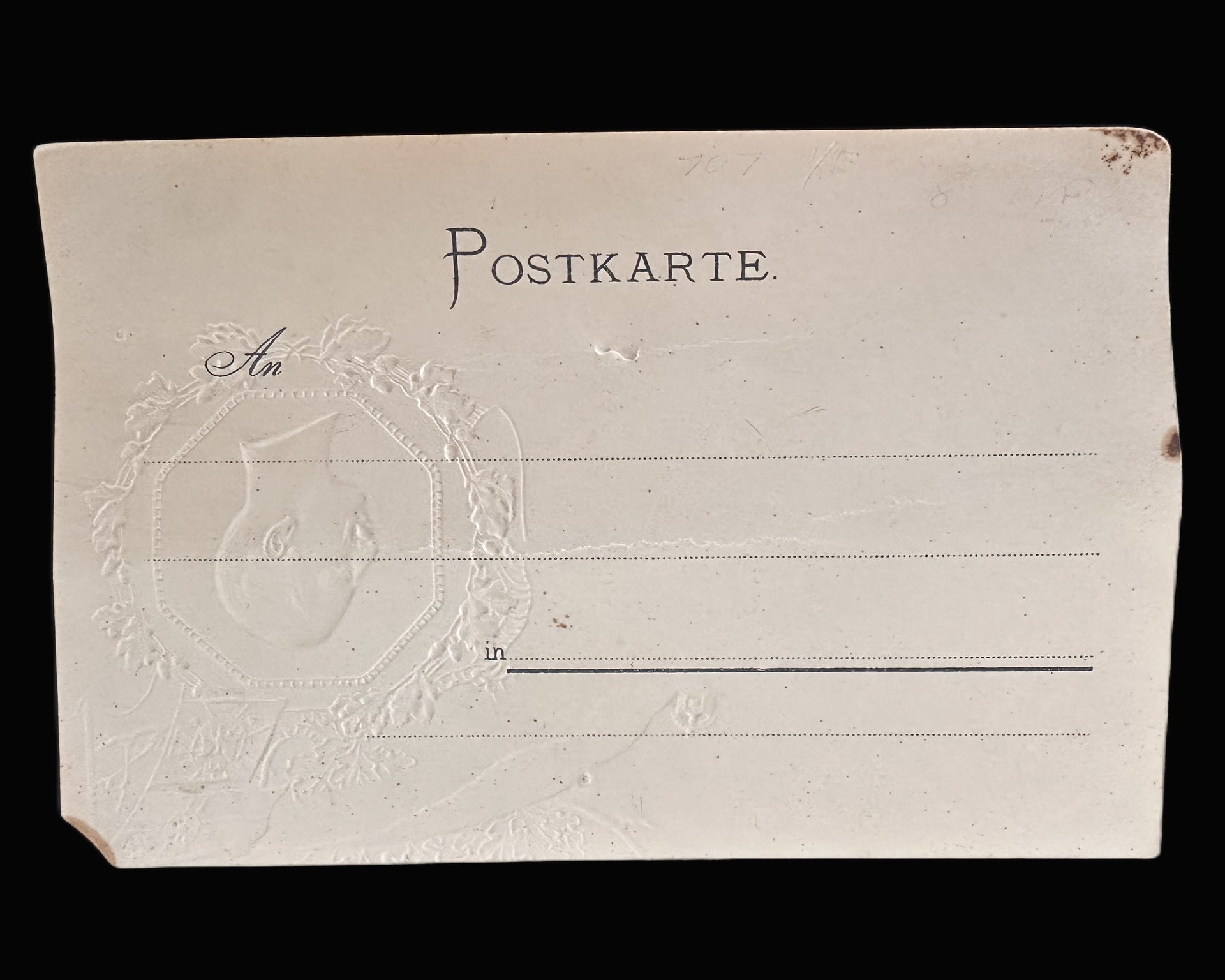 Jugend Postkarte Featuring Generalfeldmarschall Graf Gottlieb Haeseler