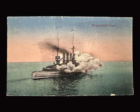 Imperial German Navy Postcard – SMS Bremen