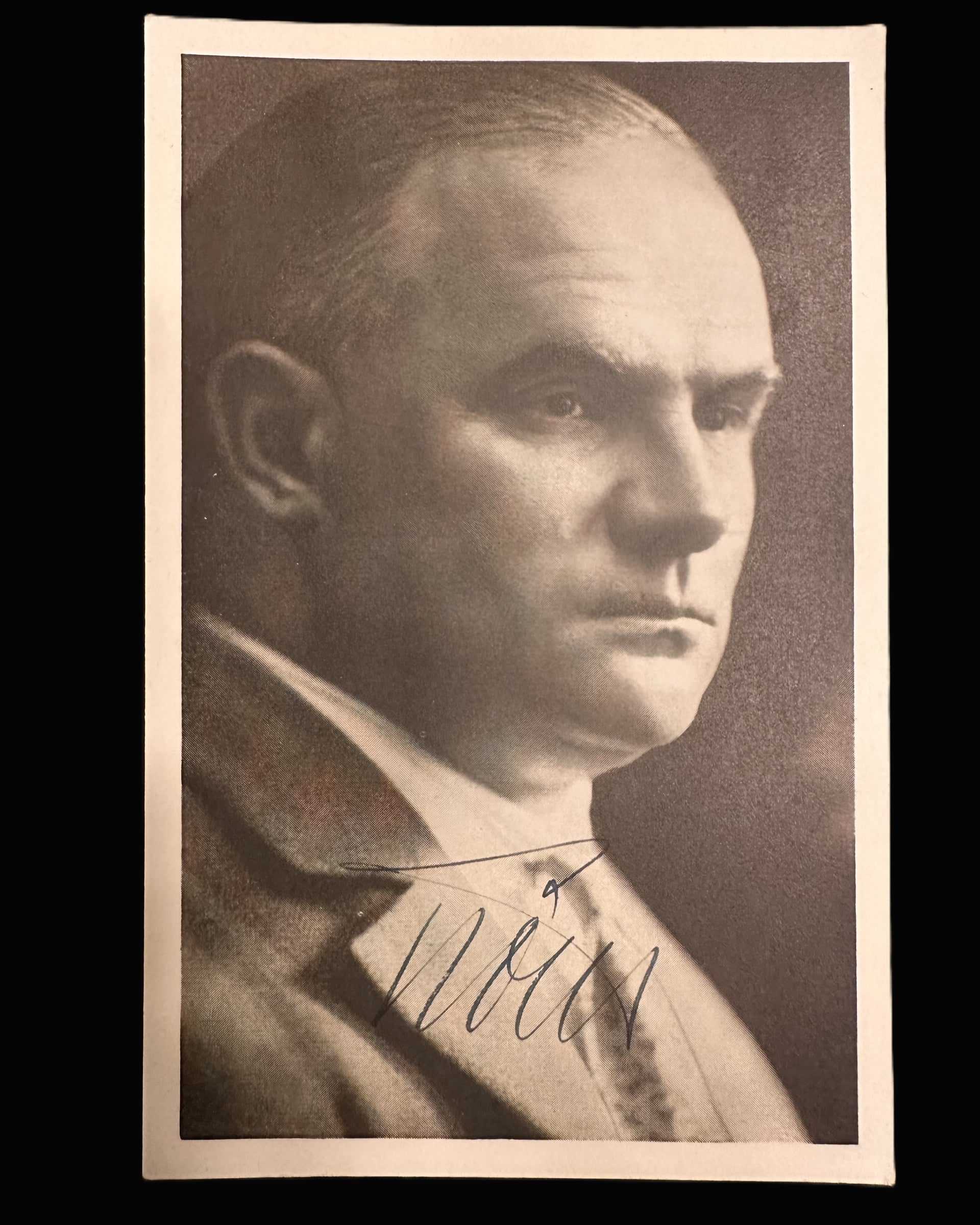 Autographed Portrait Postcard of German Statesman, Early 20th Century