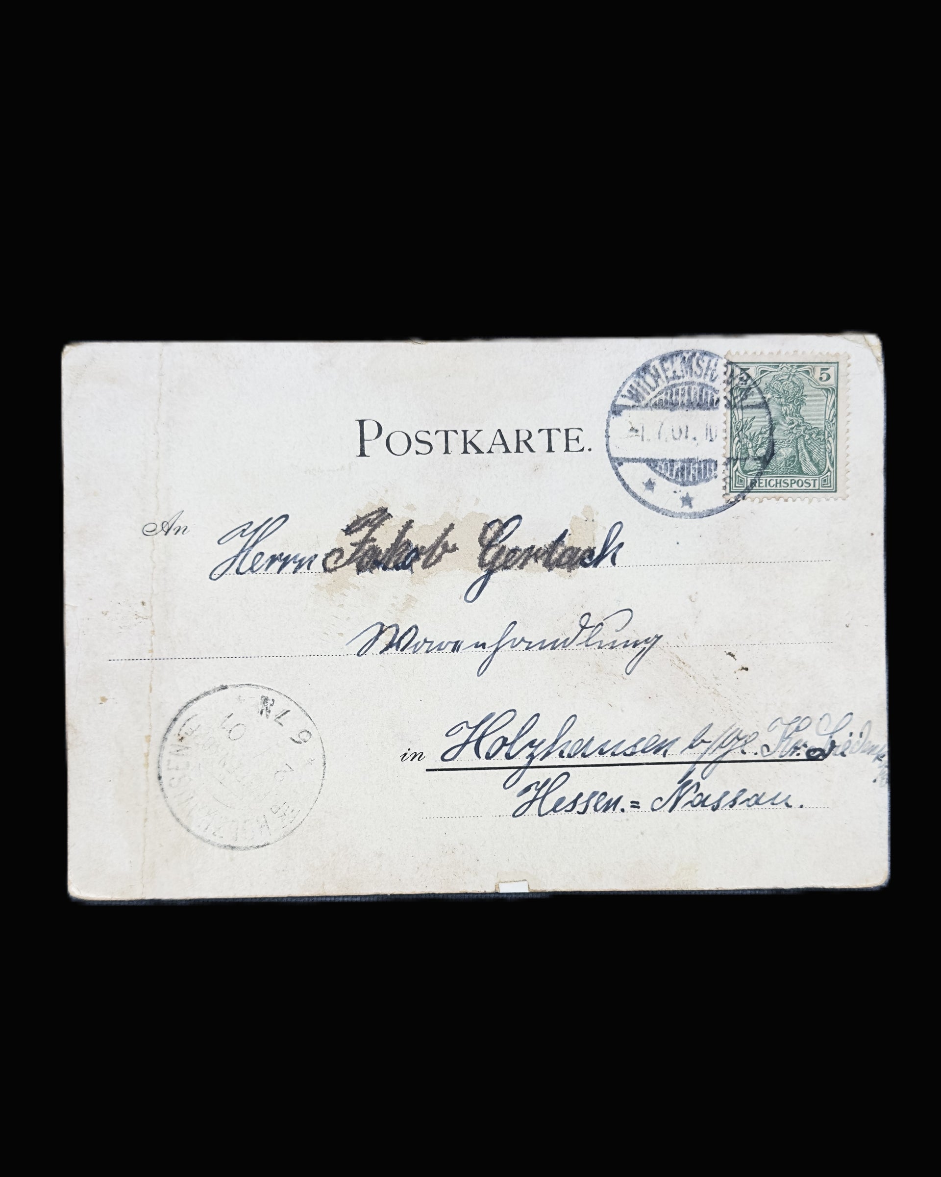 Imperial German Navy Postcard SMS Kurfuerst Friedrich Wilhelm 1901 Brandenburg
