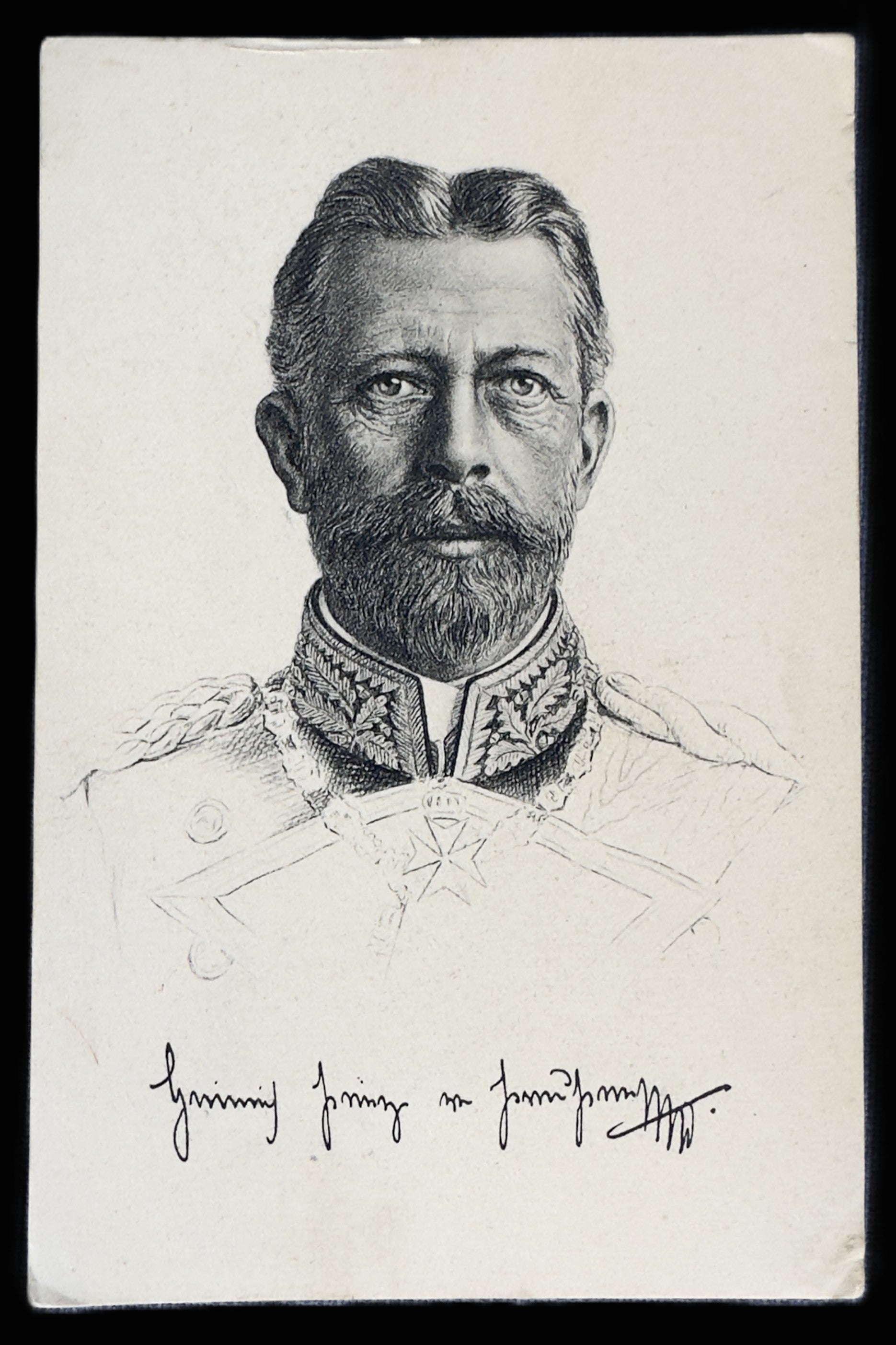 Imperial Prinz Heinrich von Preussen Grossadmiral Kaiserliche Marine Postcard