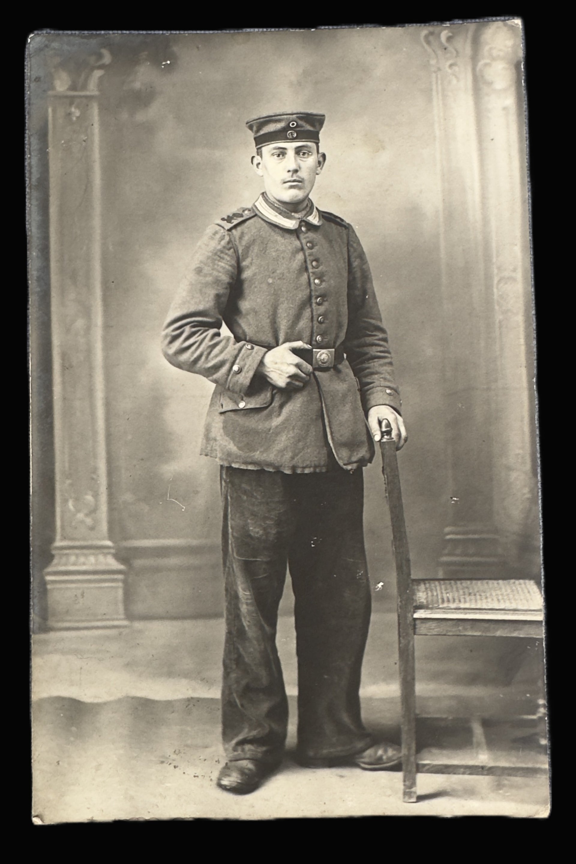 Imperial German WWI RPPC Wurttemberg Grenadier Regiment 123 Feldpost 1916