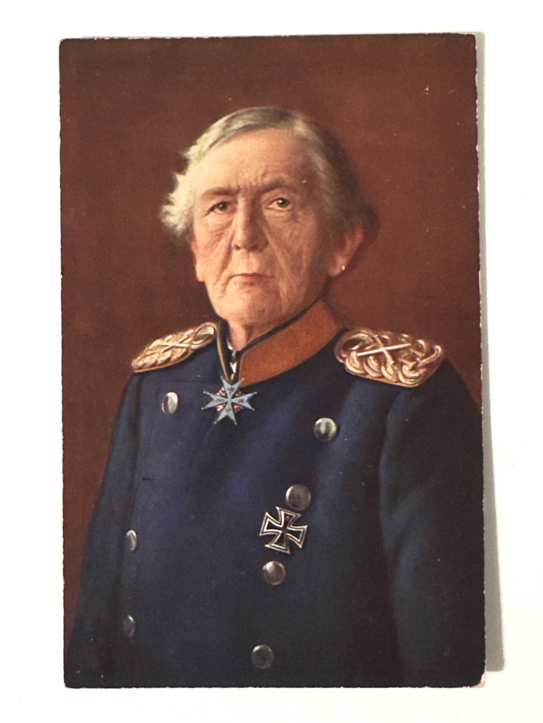 Imperial German Generalfeldmarschall von Haeseler Portrait Postcard Bieber Berlin