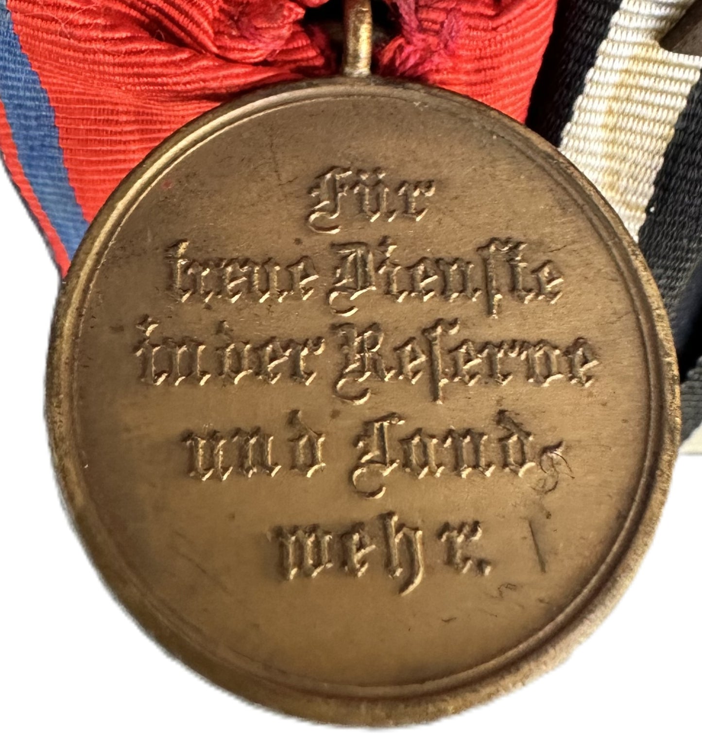 World War I German Medal Bar with Five Awards