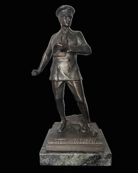 Otto Weddigen Commemorative Bronze Statue