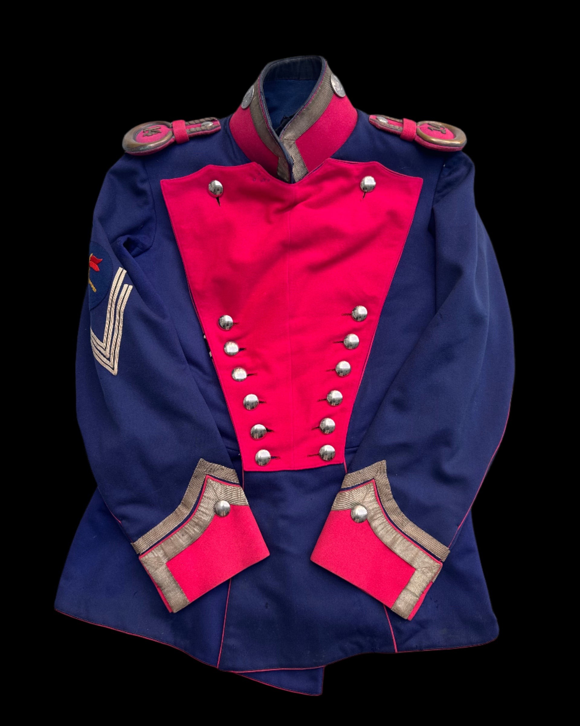 ULANKA TO PARADE WITH OFFICER RABAT AND DRESS BELT FOR THE 14TH UHLAN-REGIMENT – WACHMEISTER – PRUSSIA/HANNOVER