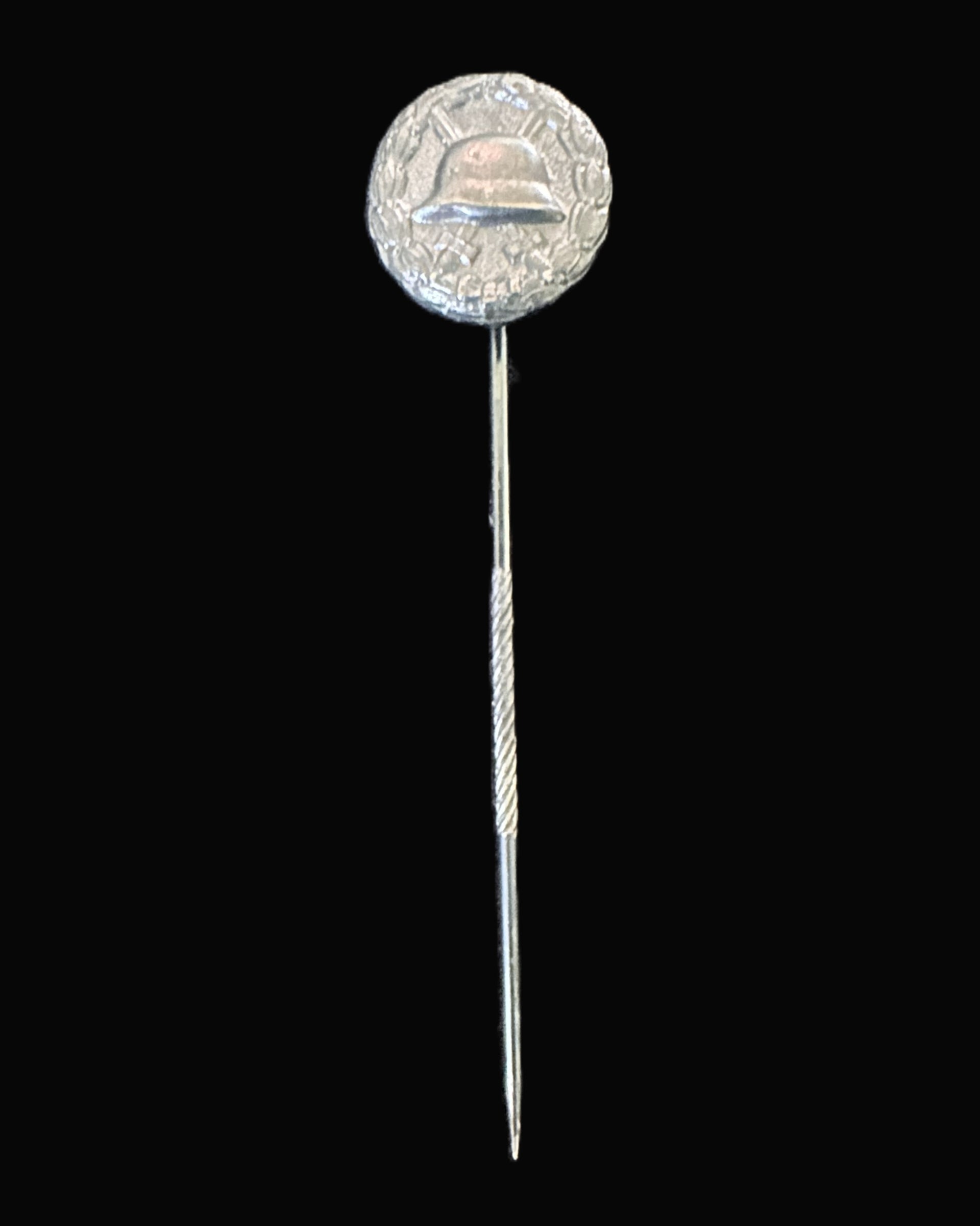 Imperial German Silver Wound Badge Miniature Stickpin – WWI Era