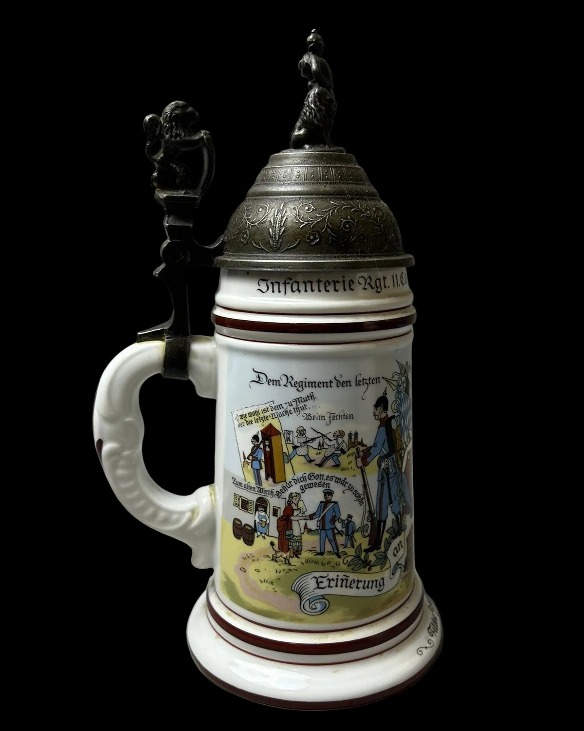 Bavaria – Munich Infantry Reservist Stein Souvenir, 1903–1905