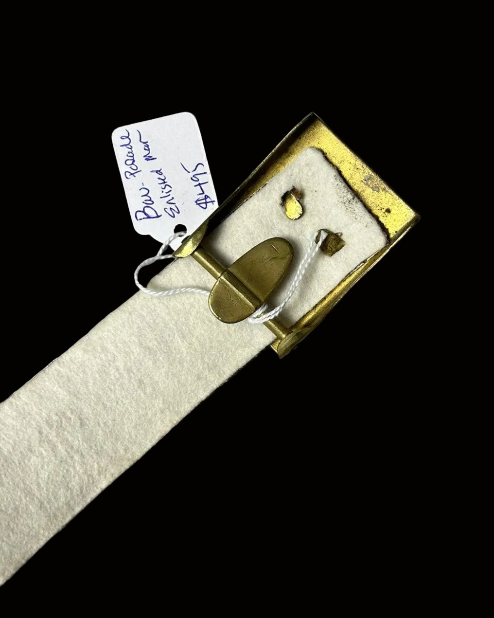 Bavaria – Enlisted Man’s White Leather Parade Belt and Buckle