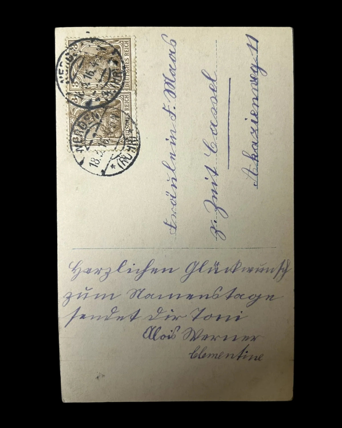 Prussia Prince Alexander Ferdinand 1915 NPG Portrait Postcard