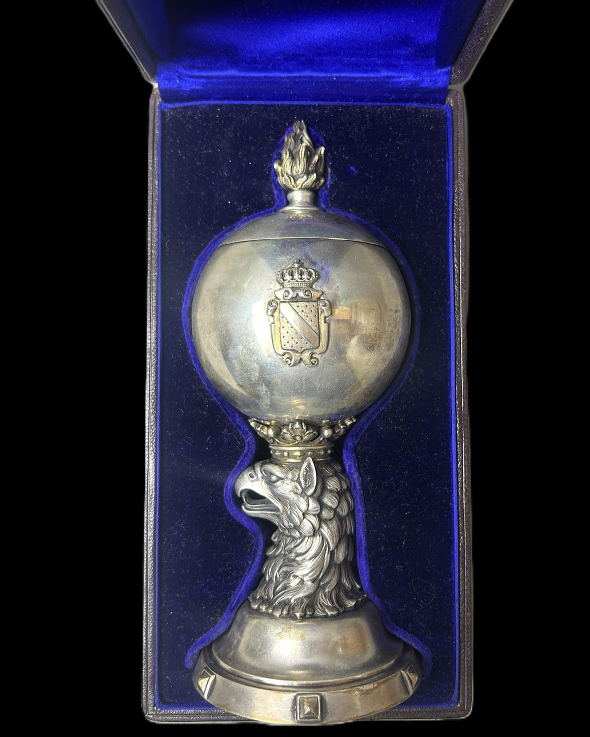 Grand Duchy of Baden H.J. Wilm 800 Silver Covered Presentation Cup