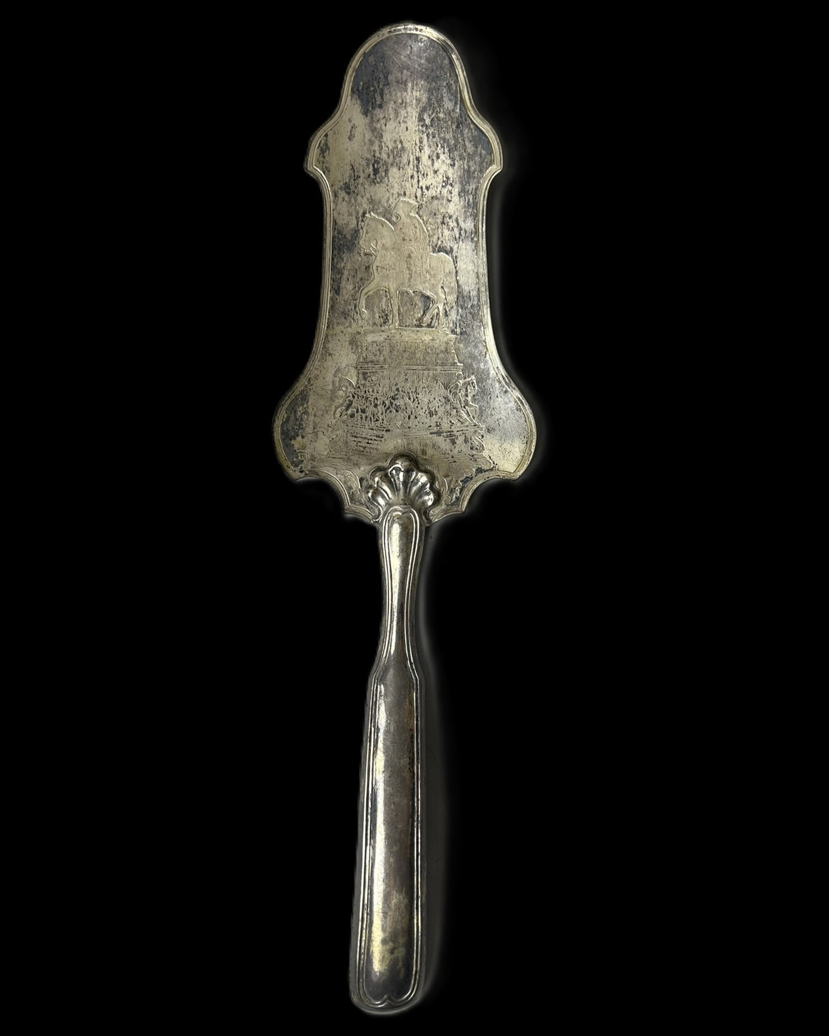 Imperial German Kaiser Wilhelm I Monument Silver-Plated Serving Piece