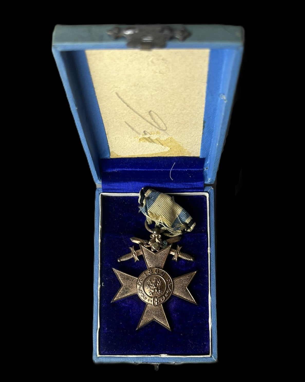 Bavarian Military Merit Cross 3rd Class with Swords in Original Case