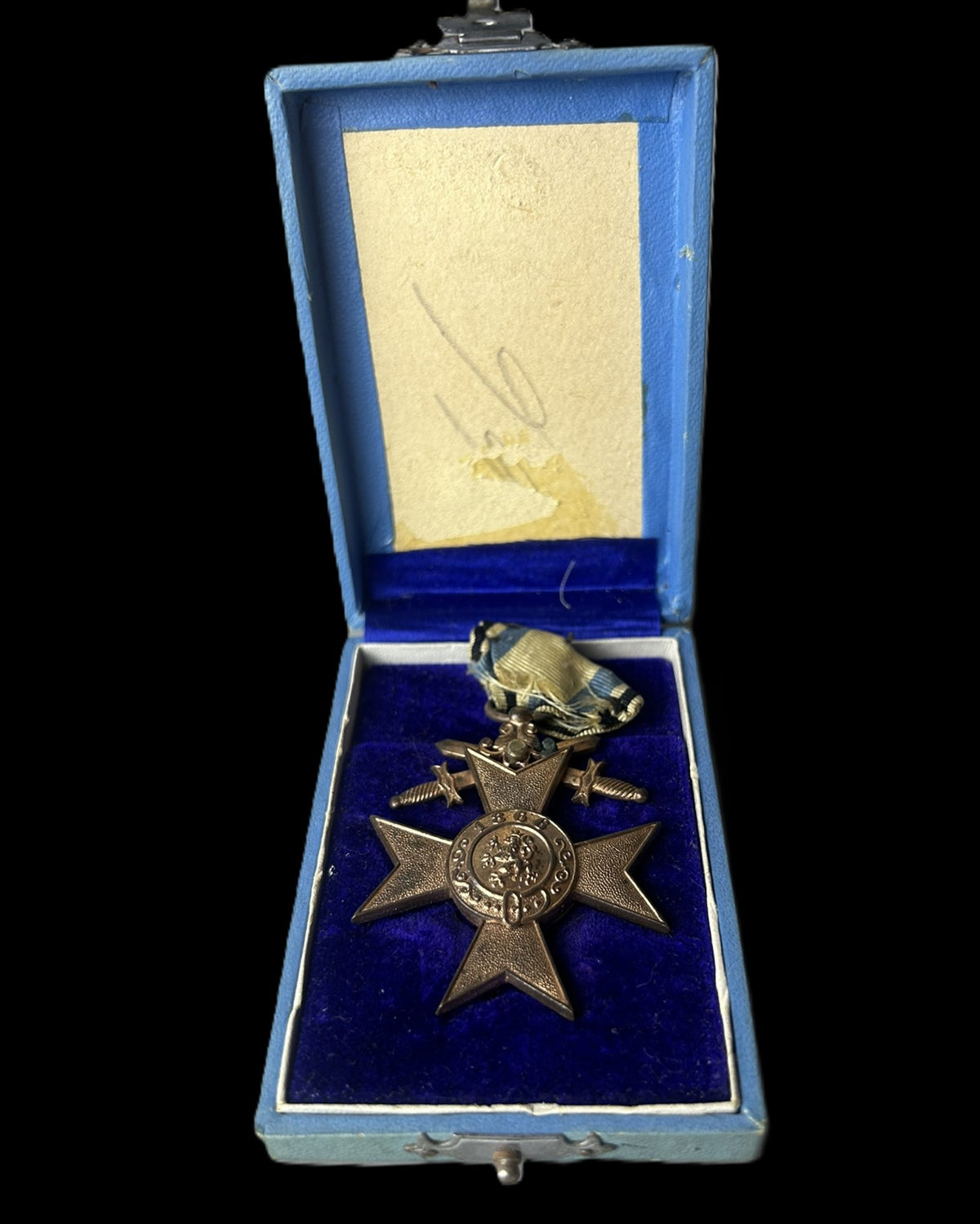 Bavarian Military Merit Cross 3rd Class with Swords in Original Case