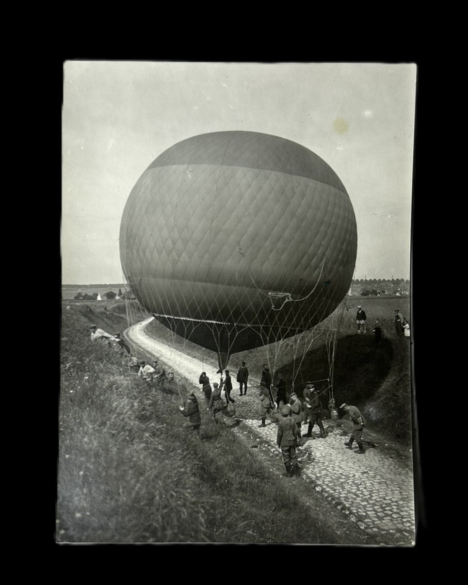Imperial German Fesselballon Ground Crew Original Photograph