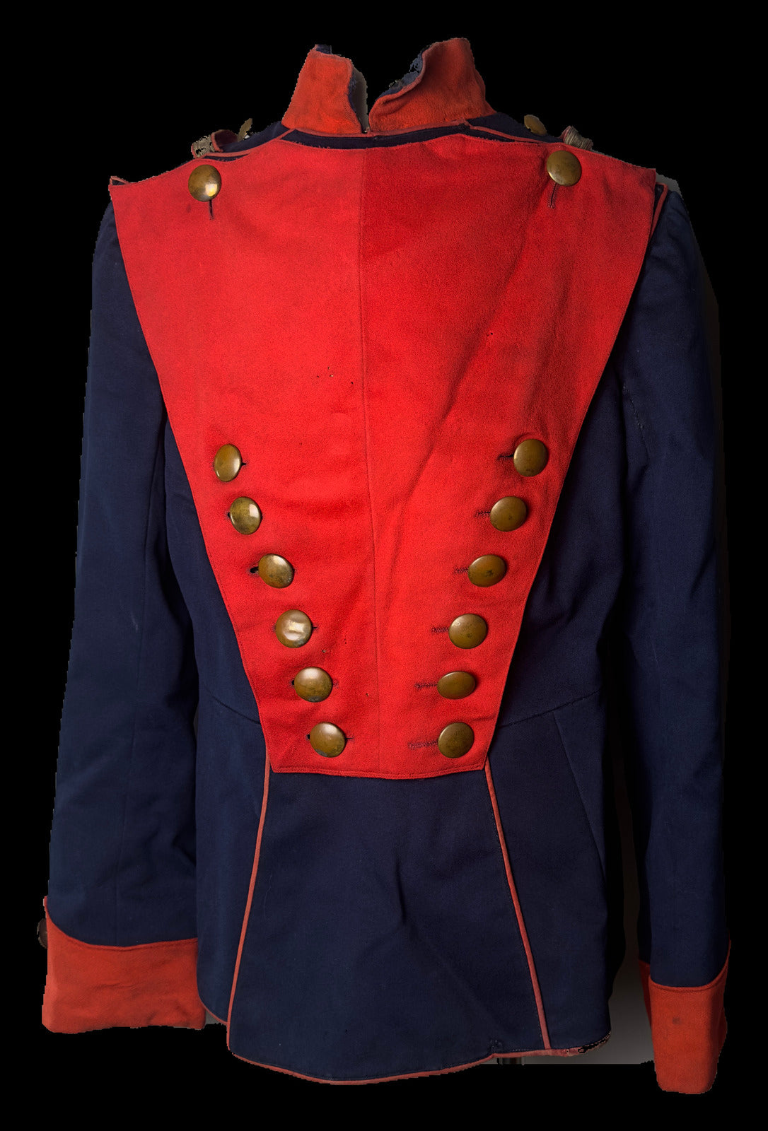 Prussian Uhlan Officer-Pattern Ulanka Tunic with Red Parade Plastron