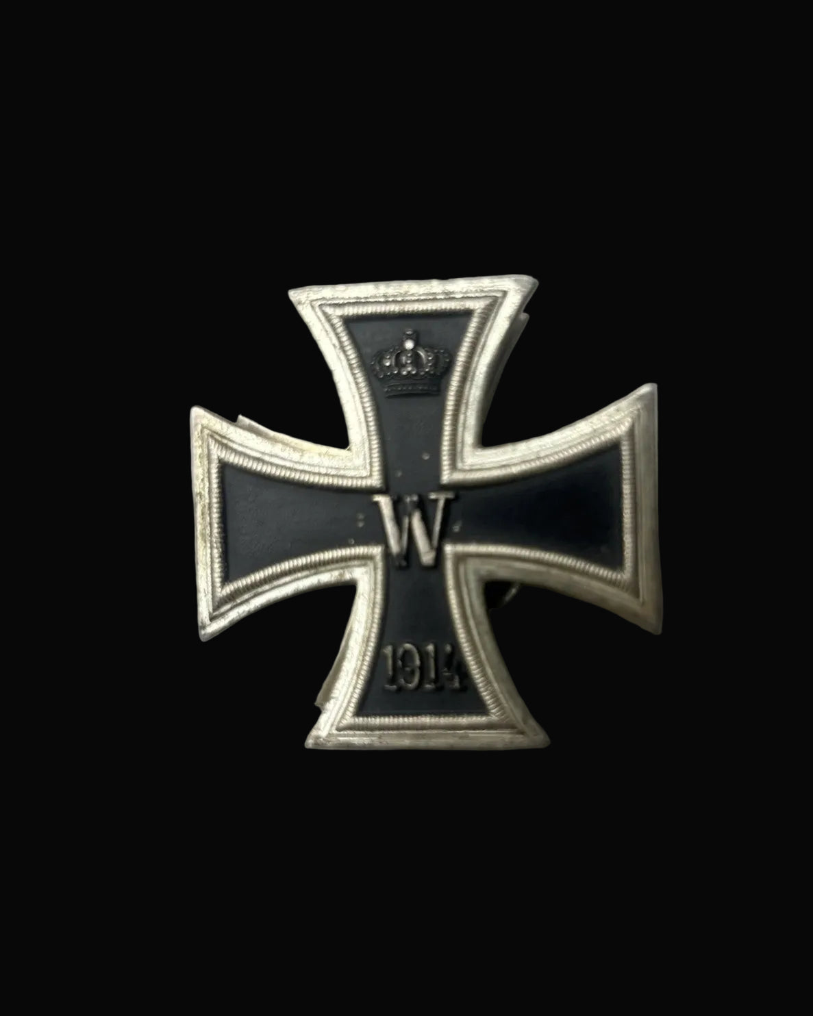 German Iron Cross 1st Class 1914 Screwback EK1