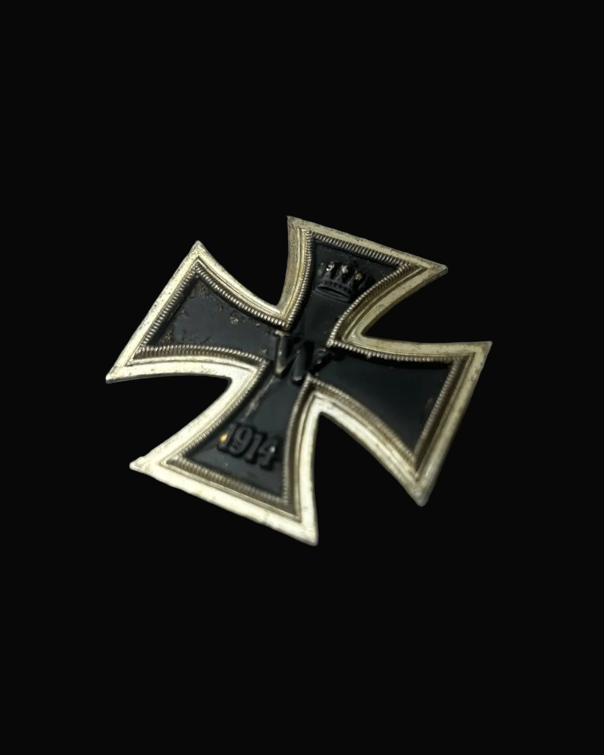 German Iron Cross 1st Class 1914 Screwback EK1