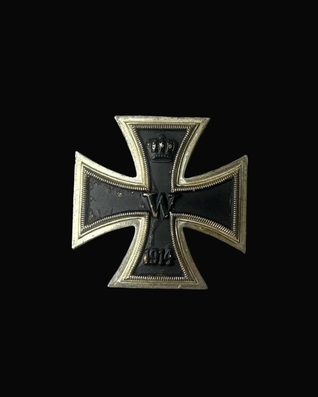 German Iron Cross 1st Class 1914 Screwback EK1