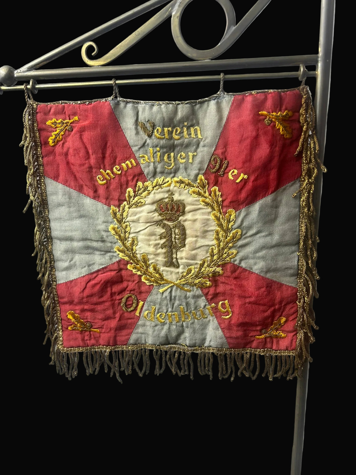 Oldenburg IR 91 Veterans Association Double-Sided Banner with Stand