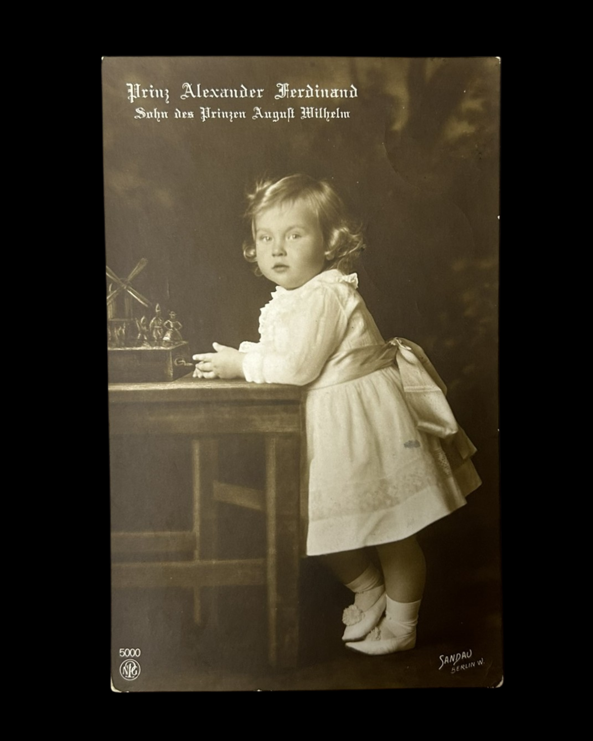 Prussia Prince Alexander Ferdinand 1915 NPG Portrait Postcard