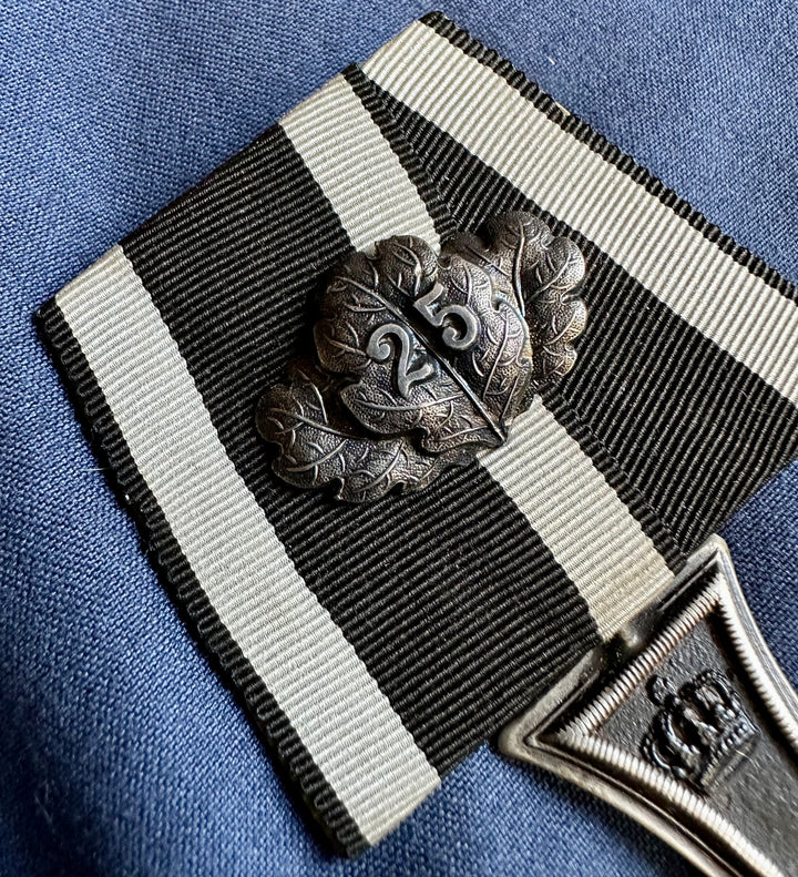 German Iron Cross 1870 2nd class with 25 year oak leaves - Derrittmeister Militaria Group